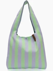 Lot83 - Tas Lois - Lichtblauw/Neon groen