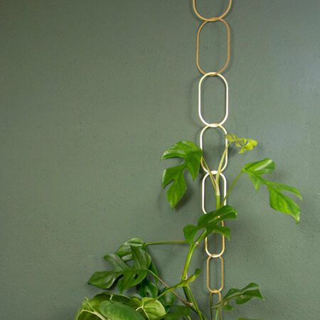 Botanopia - Klimplantensteun - Messing ketting