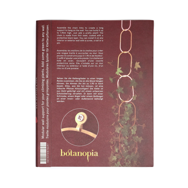 Botanopia - Klimplantensteun - Messing ketting - Afbeelding 3