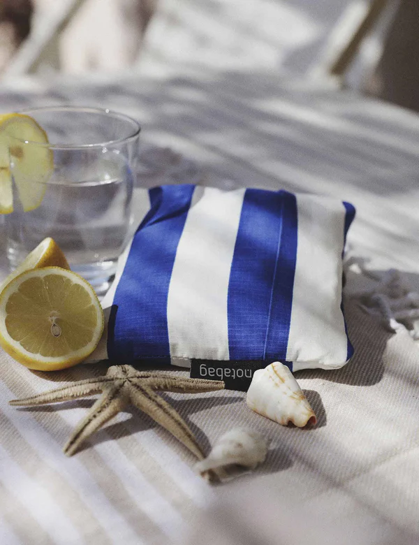 Notabag - Draagtas/Backpack - Marine Stripes - Afbeelding 2