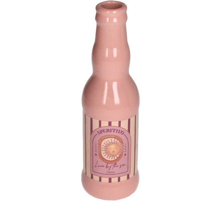 Vaas Fles - Sun Roze - keramiek