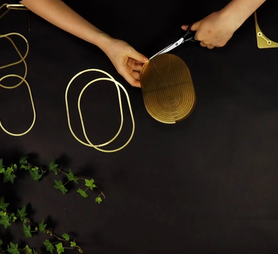 Botanopia - Klimplantensteun - Messing ketting - Afbeelding 4