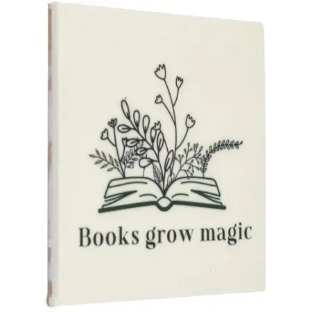 Tegeltje - Books grow magic
