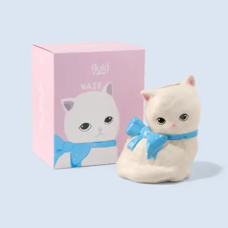 Fluid Market - Cat Vase - Keramiek