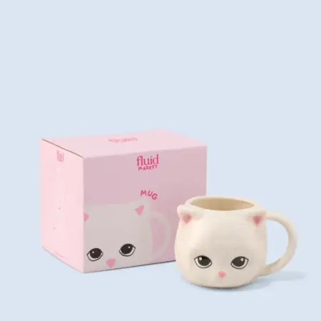 Fluid Market - Cat Mug - Keramiek