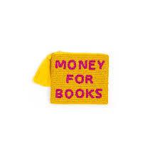 Helio Ferretti - Beaded Clutch/Pouch - Money for Books - Small
