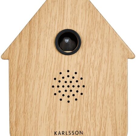 Karlsson - Sound Box Cuckoo  - 12x7.5x11.5cm - Light Wood