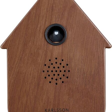 Karlsson - Sound Box Cuckoo  - 12x7.5x11.5cm - Dark Wood