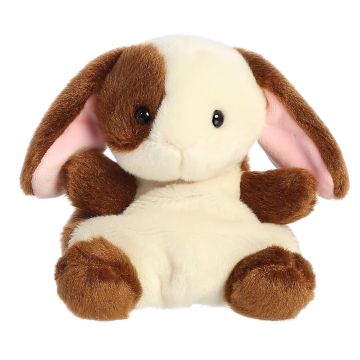 Palm Pals - Bruin/Wit Konijn - 13cm