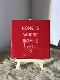 Tegeltje - home is where mom is