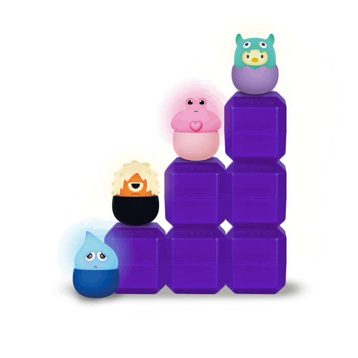 Eggy - Mystery Lights - Blindbox - 9 verschillende - Serie 2 Monsters - Afbeelding 3