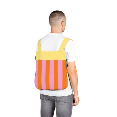 Notabag - Draagtas/Backpack - Vanilla Stripes - Afbeelding 3