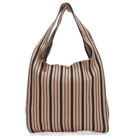 Lot83 - Tas Lois - 151 - Extra gestreept beige/zwart