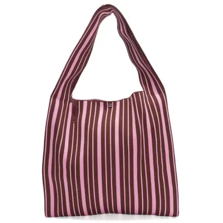 Lot83 - Tas Lois - 153 - Extra Gestreept Roze/Bruin