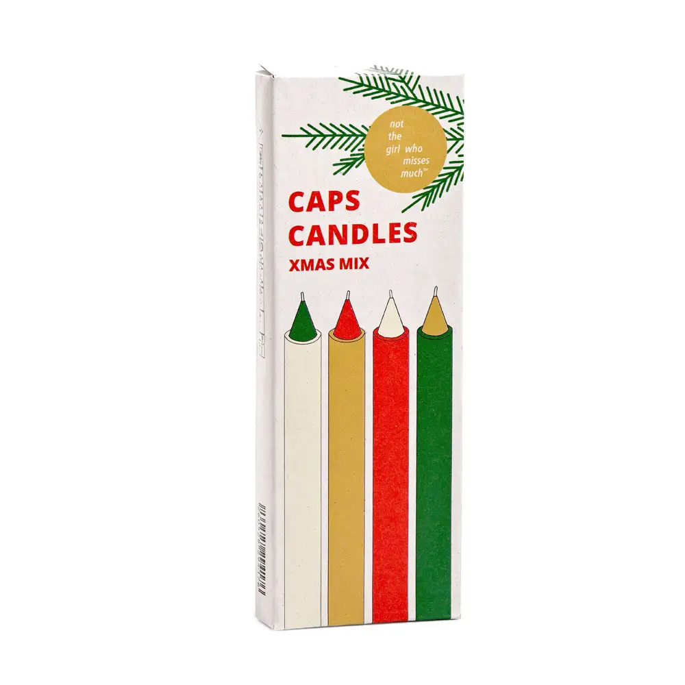 Not the girl who misses much - Caps Candles - Set van 4 - Afbeelding 3