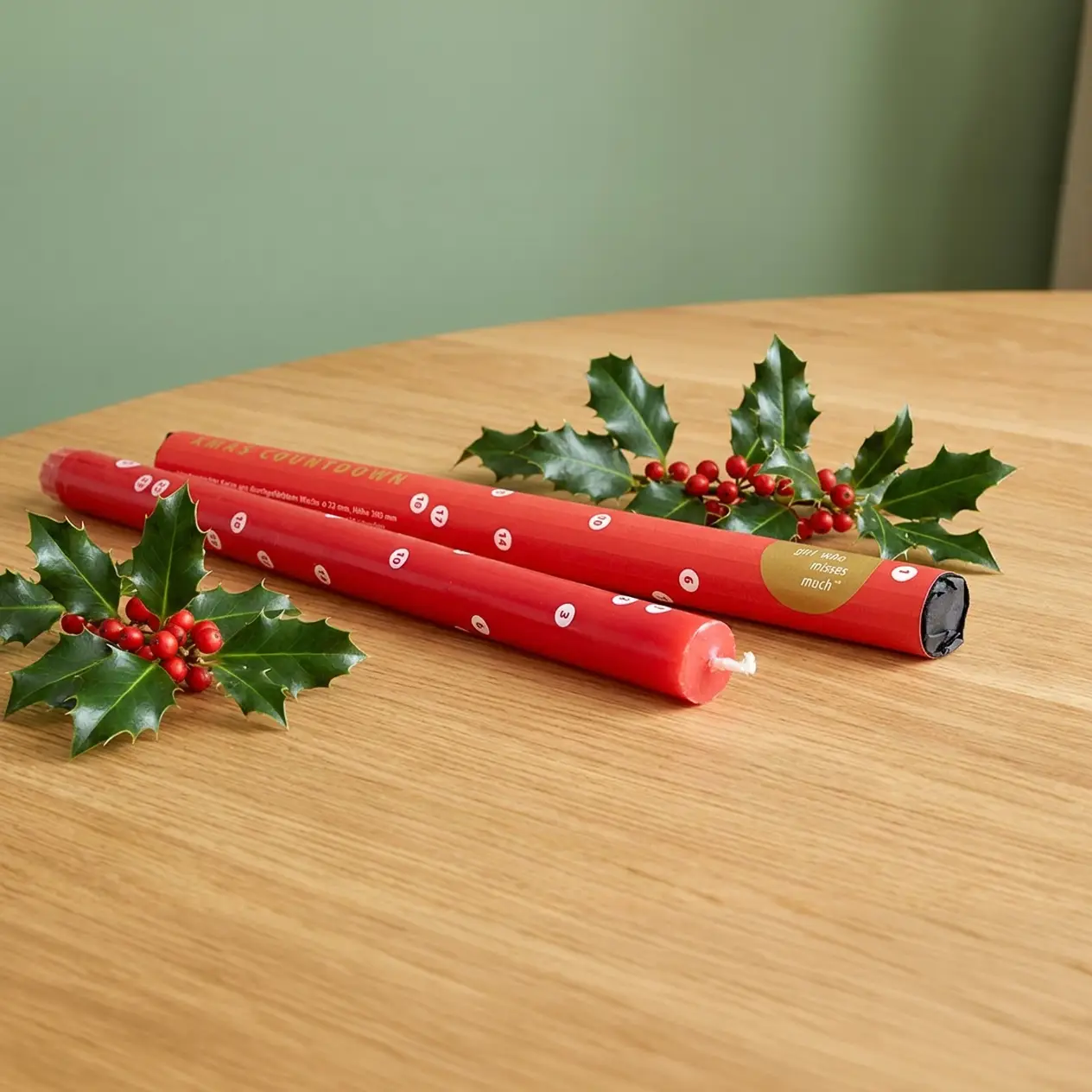 Not the girl who misses much - Advent Countdown - Rood