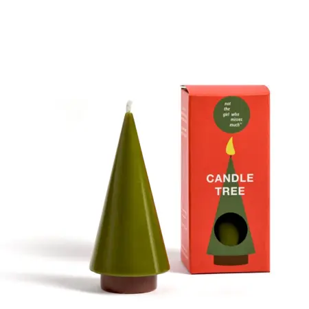Not the girl who misses much - Christmas Tree Candle - S
