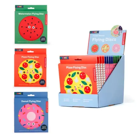 Kikkerland - Flexible silicone flying discs