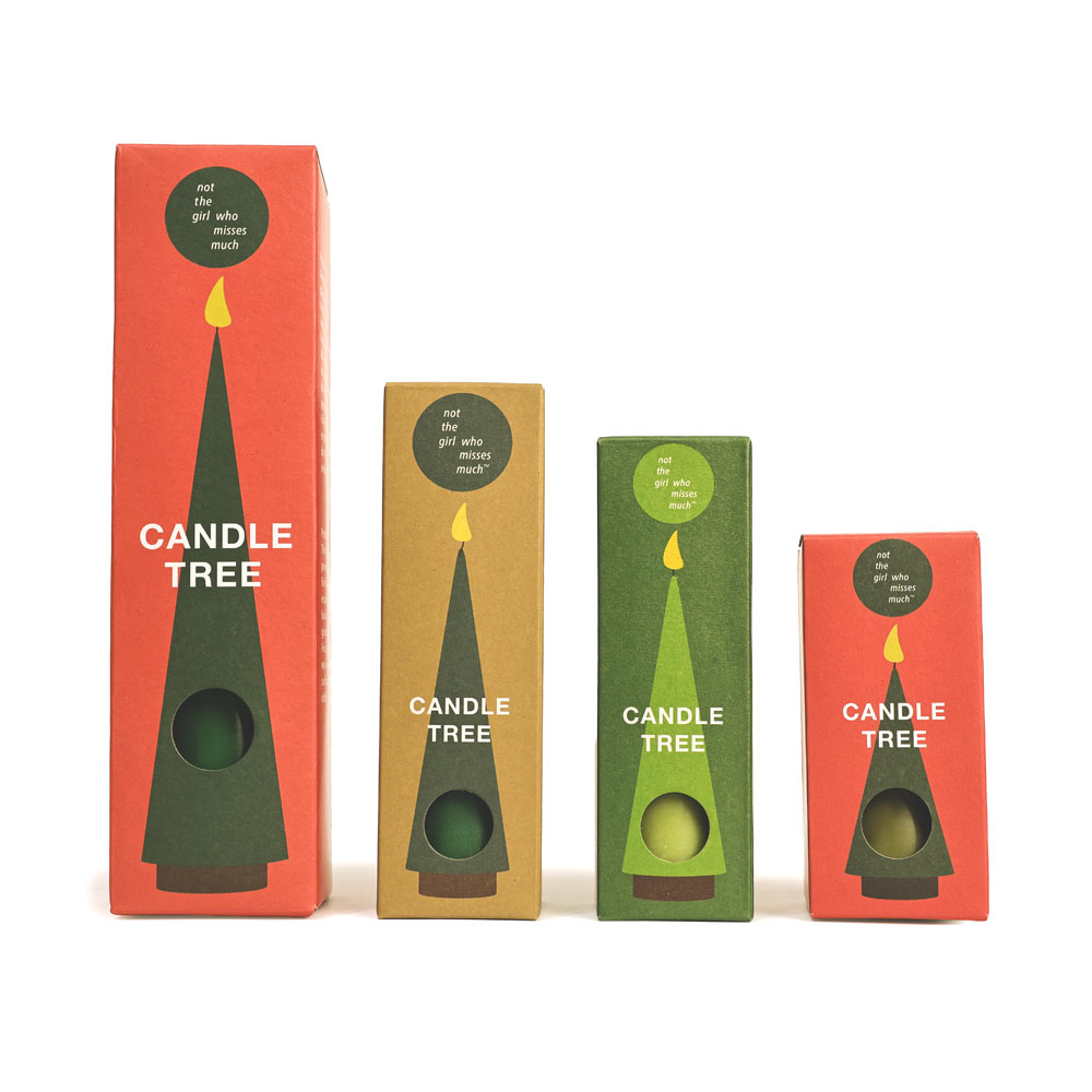 Not the girl who misses much - Christmas Tree Candle - M - Afbeelding 2