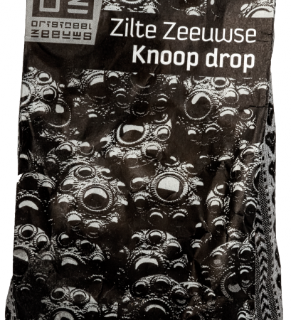 Zilte Zeeuwse knopen drop 160 gram in zak