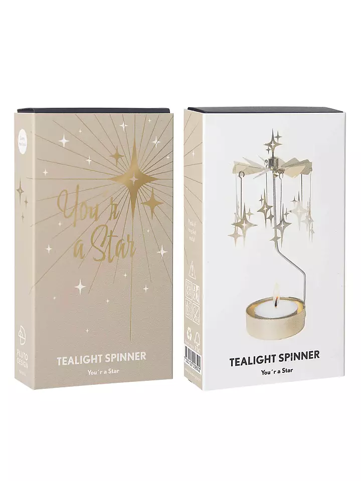 Pluto Design - Theelicht Carrousel/Spinner - You're a star