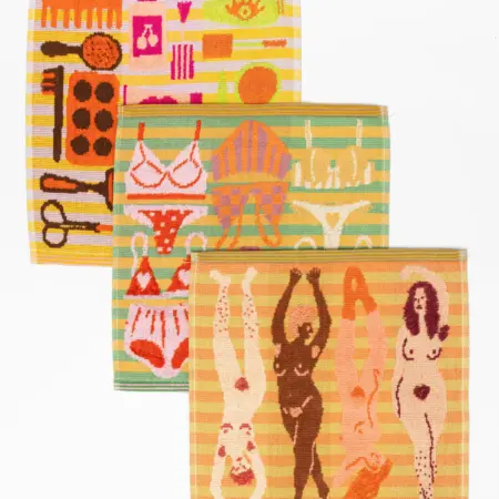 Odds & Ends - #120- Set van 3 vaatdoekjes - Foekje Fleur x Bodil Jane