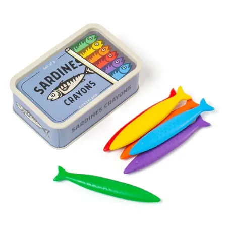 Kikkerland - Sardines Crayons - lievelings