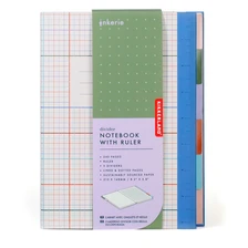 Kikkerland - Inkerie - Divider Notebook with ruler - lievelings