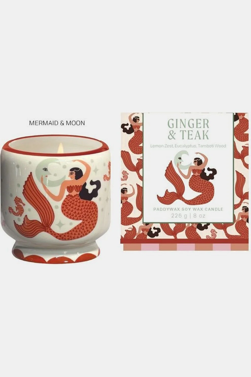 Paddywax - Kaars in (bewaar)potje - Mermaid & Moon -225gr - A Dopo