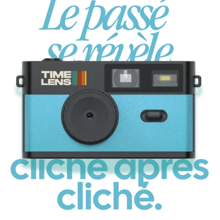 TimeLens - Oldskool Camera met USB-C - Turquoise