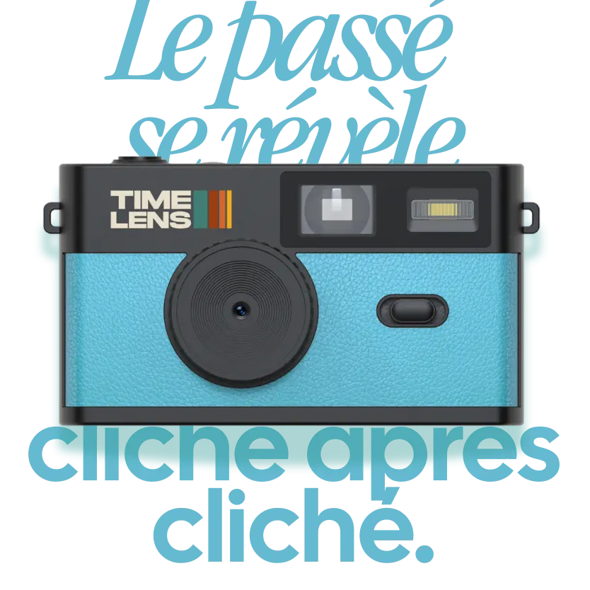 TimeLens - Oldskool Camera met USB-C - Turquoise