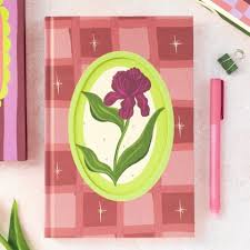 Self help - Notebook - Floral Iris - Designworks ink