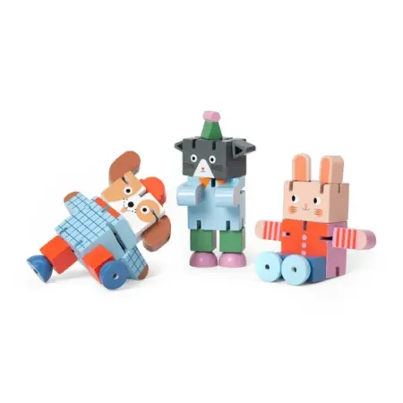 Kikkerland - Wooden Flexi-Animals - lievelings