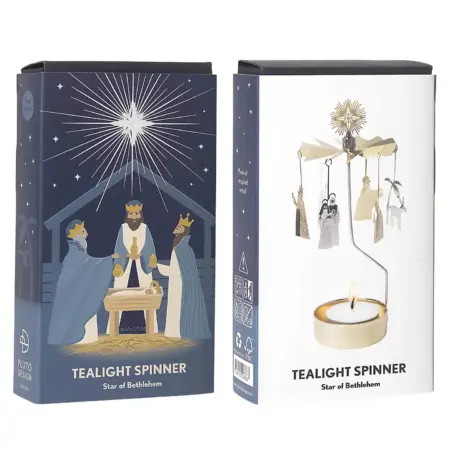 Pluto Design - Theelicht Carrousel/Spinner - Star of Bethlehem
