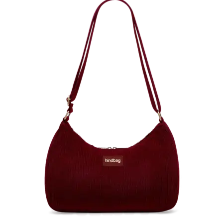Hindbag - Rosa Velours - Schoudertas