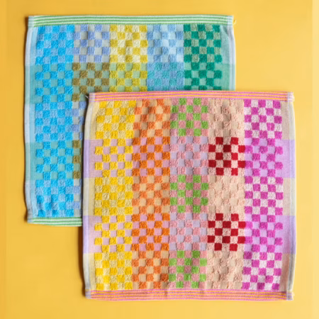Odds & Ends - #163 Multi Cloth Duo - Checkered Check - Foekje Fleur