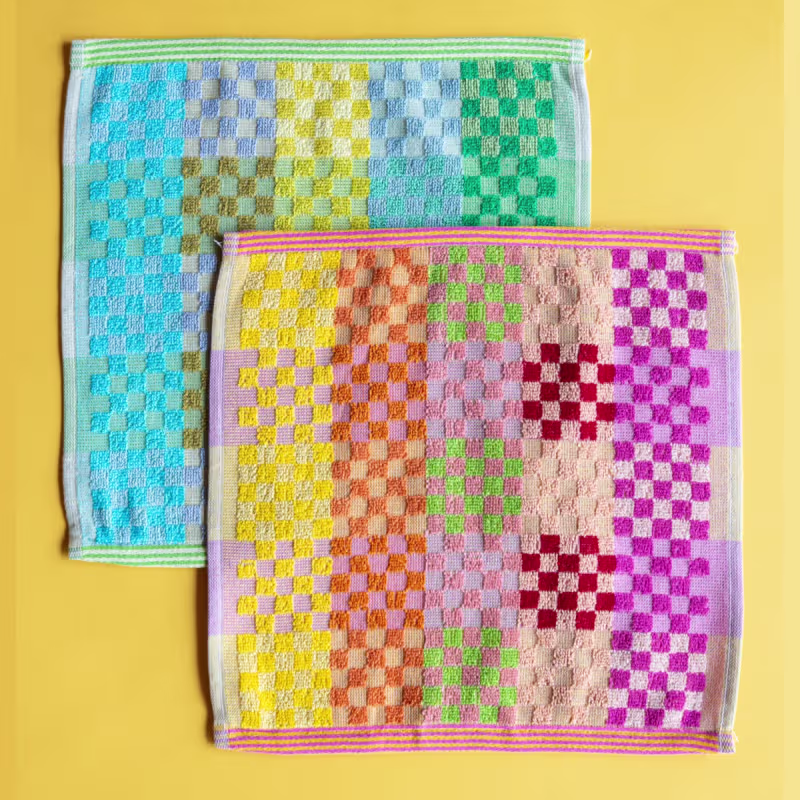 Odds & Ends - #163 Multi Cloth Duo - Checkered Check - Foekje Fleur