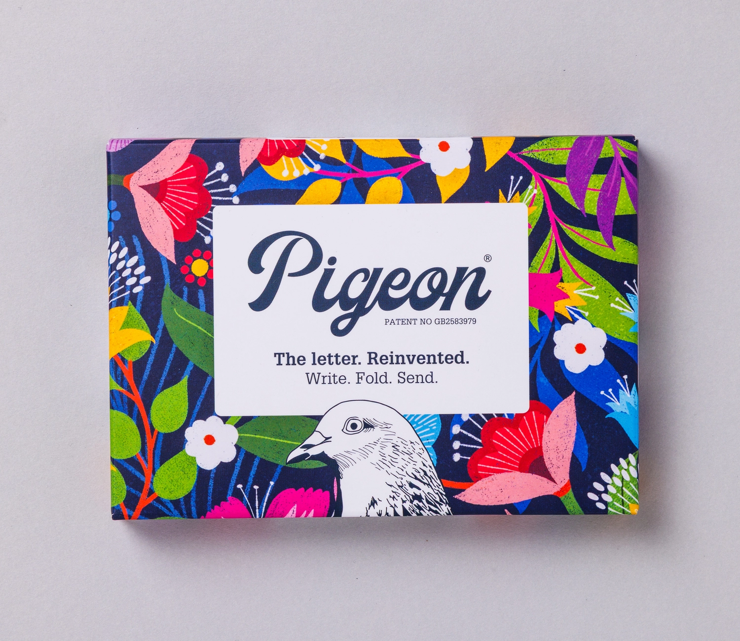 Pigeon Posted - Briefpapier - Write, Fold, Send - Floral
