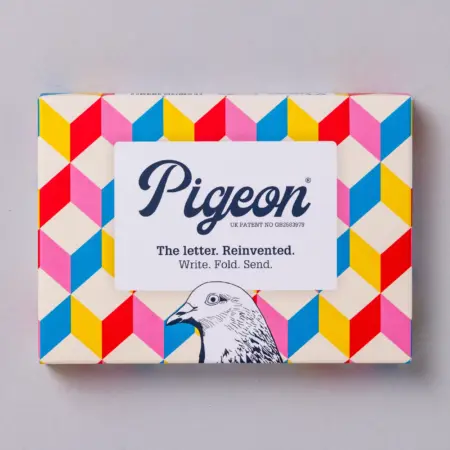Pigeon Posted - Briefpapier - Write, Fold, Send - Geometric