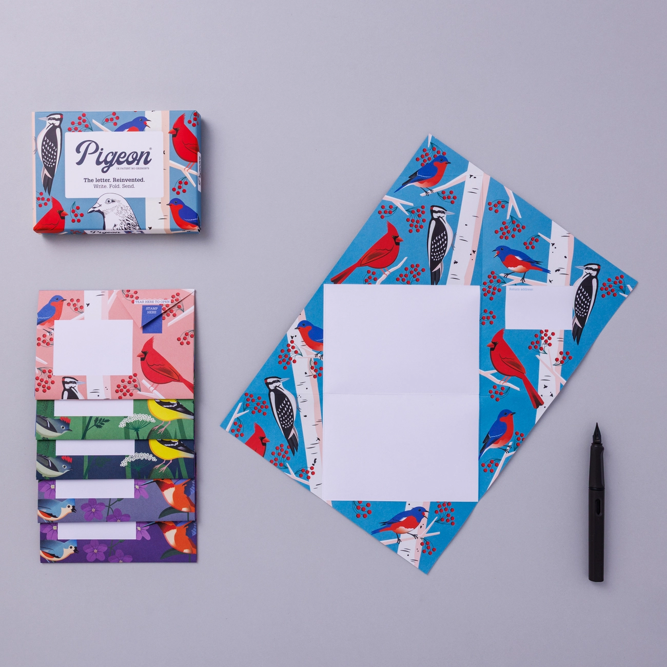 Pigeon Posted - Briefpapier - Write, Fold, Send - Urban Pigeon - Afbeelding 2