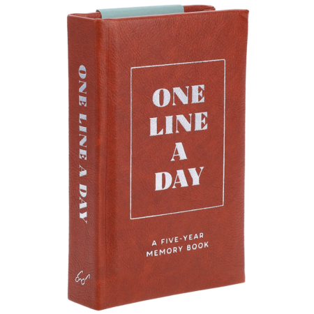 Chronicle Books - One Line A Day Journal - Brown