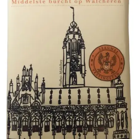 J.B Diesch - Zeeuwse wikkel chocoladereep MIDDELBURG