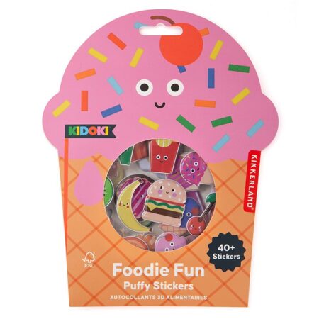 Kikkerland - Kidoki - Foodie Fun Puffy Stickers