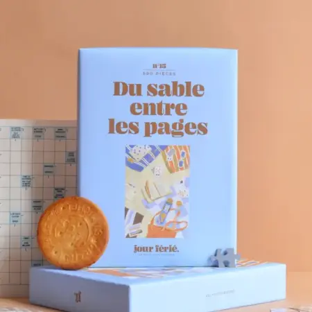Jour Ferié - Du sable entre le pages - Puzzel 500 stukjes