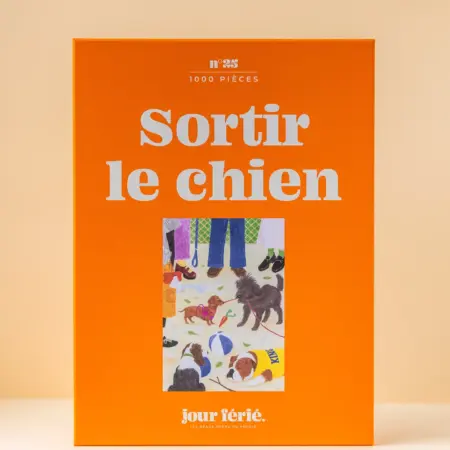 Jour Ferié - Sortir le Chien - Puzzel 1000 stukjes